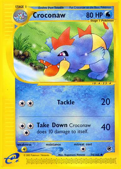 Croconaw (Expedition) Light Play