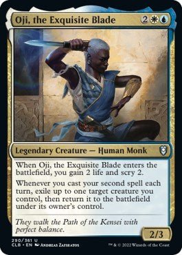 Oji, the Exquisite Blade (Commander Legends: Battle for Baldur's Gate) Near Mint - Nick Nack's Full Frontal Attack
