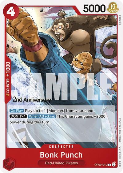 Bonk Punch (Emperors in the New World: 2nd Anniversary Tournament Cards) Near Mint