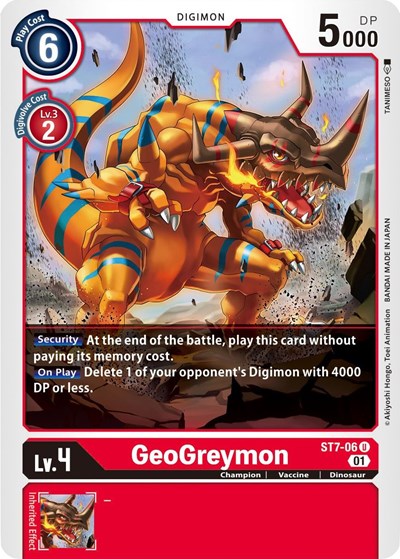 GeoGreymon (Starter Deck 07: Gallantmon) Near Mint
