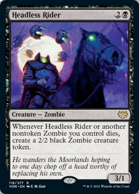 Headless Rider (Innistrad: Crimson Vow) Near Mint