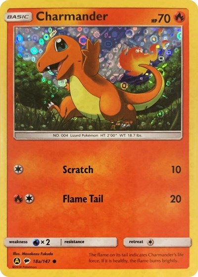 Charmander - 18a/147 (General Mills Promo) (Miscellaneous Cards & Products) Near Mint Holofoil