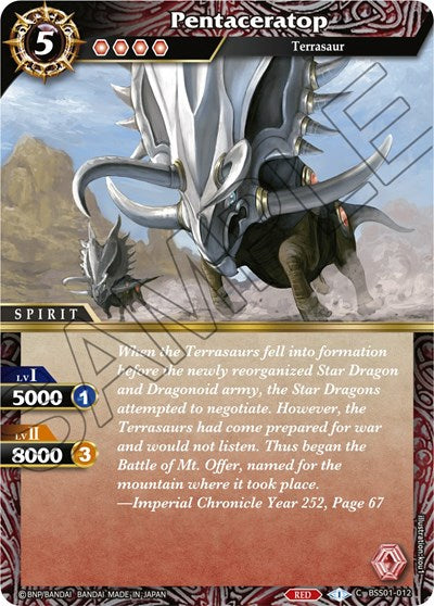 Pentaceratop (Dawn of History) Near Mint