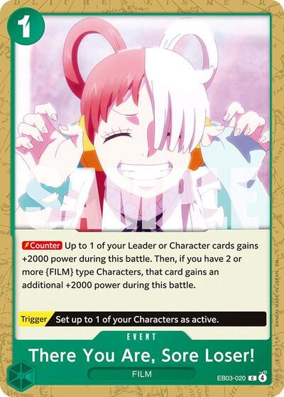 There You Are, Sore Loser! (Extra Booster: One Piece Heroines Edition) Near Mint - Nick Nack's Full Frontal Attack
