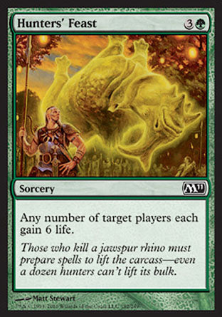 Hunters' Feast (Magic 2011 Core Set) Near Mint