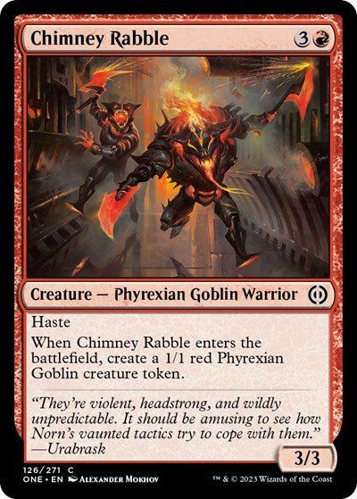Chimney Rabble (Phyrexia: All Will Be One) Near Mint - Nick Nack's Full Frontal Attack