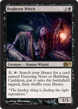 Bogbrew Witch (Magic 2014 Core Set) Near Mint