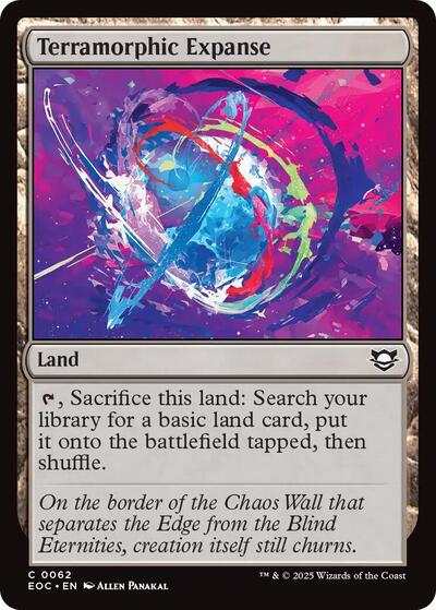 Terramorphic Expanse (Commander: Edge of Eternities) Near Mint - Nick Nack's Full Frontal Attack