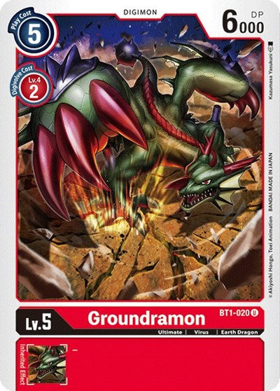 Groundramon (Release Special Booster) Near Mint