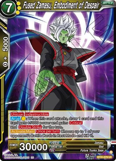 Fused Zamasu, Embodiment of Despair (Impact Beyond Dimensions) Near Mint Foil - Nick Nack's Full Frontal Attack