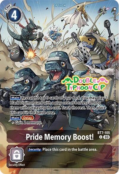 Pride Memory Boost! (Bonus Pack) (Starter Deck 17: Double Typhoon Advanced Deck Set Pre-Release Cards) Near Mint Foil
