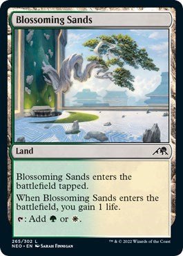Blossoming Sands (Kamigawa: Neon Dynasty) Near Mint - Nick Nack's Full Frontal Attack