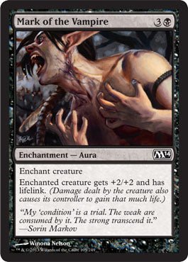 Mark of the Vampire (Magic 2014 Core Set) Near Mint - Nick Nack's Full Frontal Attack