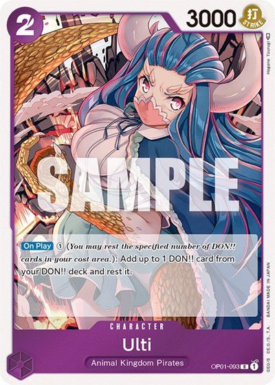 Ulti (Romance Dawn) Near Mint Foil - Nick Nack's Full Frontal Attack