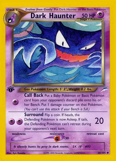 Dark Haunter (Neo Destiny) Light Play 1st Edition