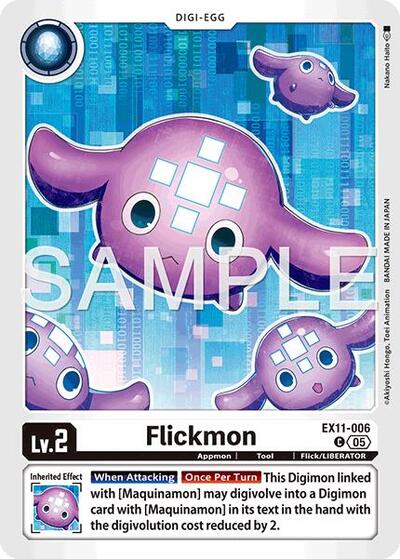 Flickmon (Dawn of Liberator) Near Mint - Nick Nack's Full Frontal Attack