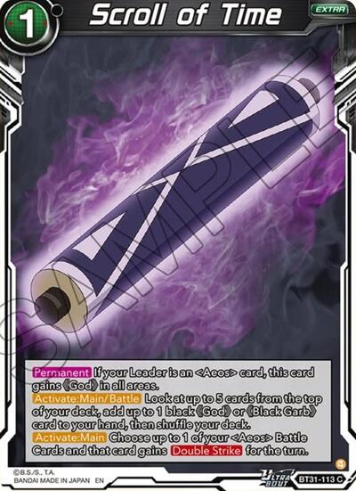 Scroll of Time (Impact Beyond Dimensions) Near Mint - Nick Nack's Full Frontal Attack