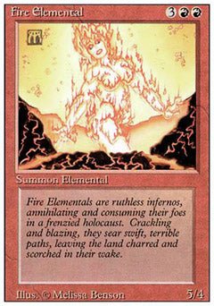 Fire Elemental (Revised) Near Mint - Nick Nack's Full Frontal Attack