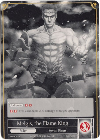 Melgis, the Flame King // Melgis, the One Charmed by the Demon Sword (WPR003) [Promo Cards]