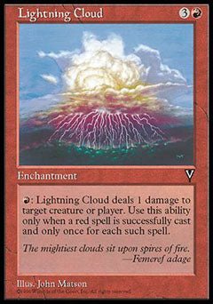 Lightning Cloud (Visions) Medium Play - Nick Nack's Full Frontal Attack