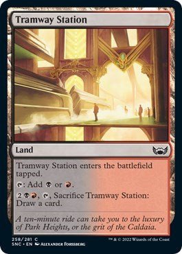 Tramway Station (Streets of New Capenna) Near Mint - Nick Nack's Full Frontal Attack
