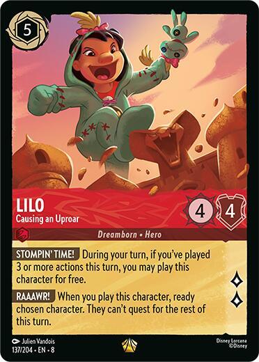Lilo - Causing an Uproar (Reign of Jafar) Near Mint - Nick Nack's Full Frontal Attack