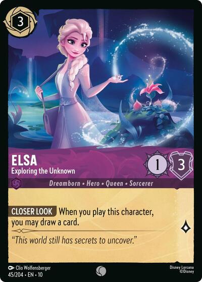 Elsa - Exploring the Unknown (Whispers in the Well) Near Mint - Nick Nack's Full Frontal Attack