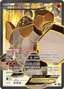 Regirock EX - 43a (Alternate Art Promos) Near Mint Holofoil