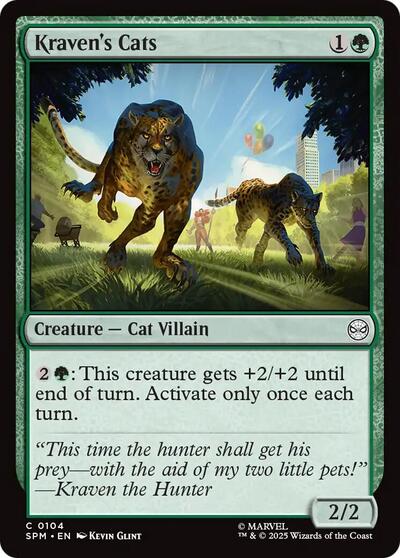 Kraven's Cats (Marvel's Spider - Man) Near Mint - Nick Nack's Full Frontal Attack