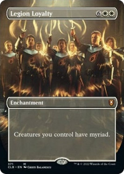 Legion Loyalty (Borderless) (Commander Legends: Battle for Baldur's Gate) Near Mint