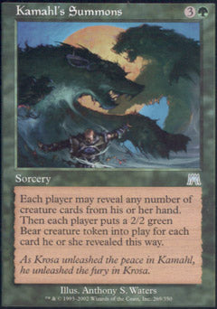 Kamahl's Summons (Onslaught) Medium Play