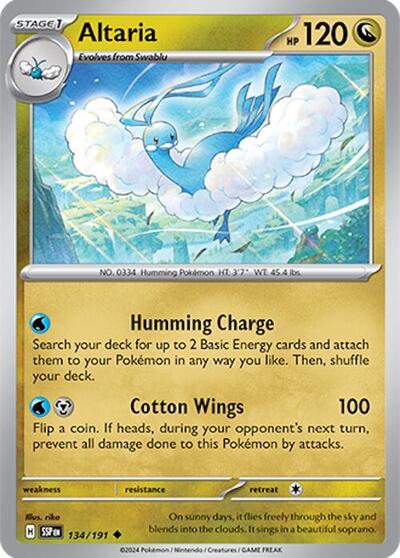 Altaria (SV08: Surging Sparks) Near Mint