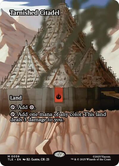Tarnished Citadel (Borderless) (Avatar: The Last Airbender: Eternal-Legal) Near Mint
