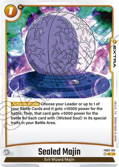 Sealed Majin (Raging Roar) Near Mint