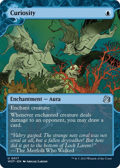 Curiosity (Wilds of Eldraine: Enchanting Tales) Near Mint