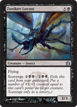 Zanikev Locust (Return to Ravnica) Near Mint - Nick Nack's Full Frontal Attack