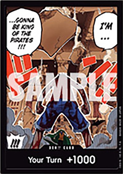 DON!! Card (Luffy vs. Crocodile) (Devil Fruits Collection Vol. 1) (One Piece Promotion Cards) Near Mint Foil