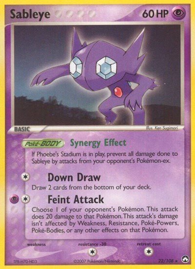Sableye (Power Keepers) Light Play - Nick Nack's Full Frontal Attack