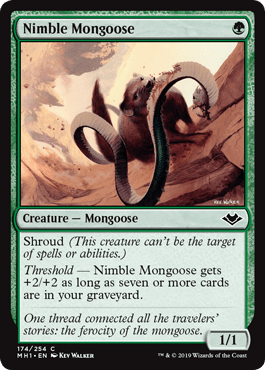 Nimble Mongoose (Modern Horizons) Near Mint - Nick Nack's Full Frontal Attack