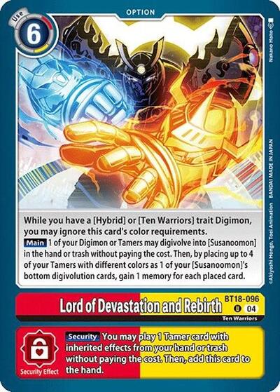 Lord of Devastation and Rebirth (Release Special Booster 2.0) Near Mint