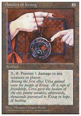 Amulet of Kroog (4th Edition) Light Play - Nick Nack's Full Frontal Attack