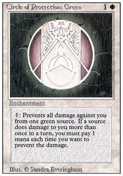 Circle of Protection: Green (Revised) Near Mint - Nick Nack's Full Frontal Attack