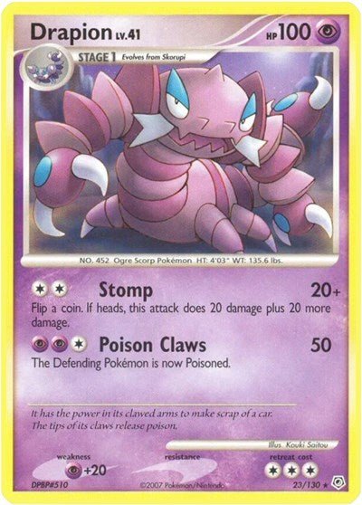 Drapion (Diamond and Pearl) Light Play - Nick Nack's Full Frontal Attack