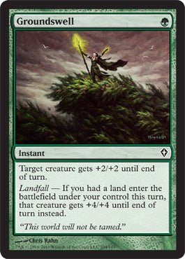Groundswell (Worldwake) Light Play Foil - Nick Nack's Full Frontal Attack