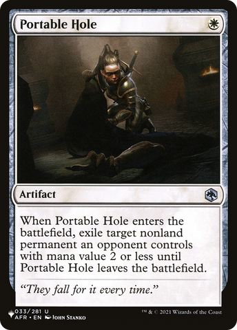 Portable Hole [The List]