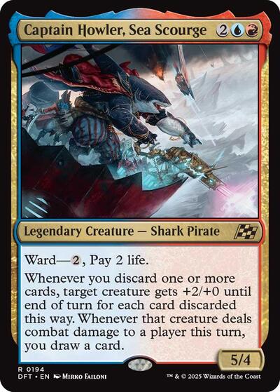 Captain Howler, Sea Scourge (Aetherdrift) Near Mint - Nick Nack's Full Frontal Attack