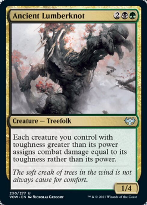 Ancient Lumberknot (Innistrad: Crimson Vow) Near Mint - Nick Nack's Full Frontal Attack