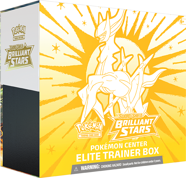 Sword &amp; Shield: Brilliant Stars - Elite Trainer Box (Exclusivo de Pokémon Center) 