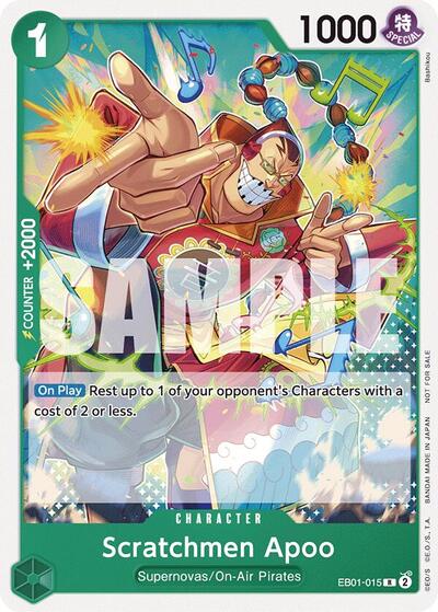 Scratchmen Apoo (Tournament Pack 2025 Vol. 2) (One Piece Promotion Cards) Near Mint - Nick Nack's Full Frontal Attack