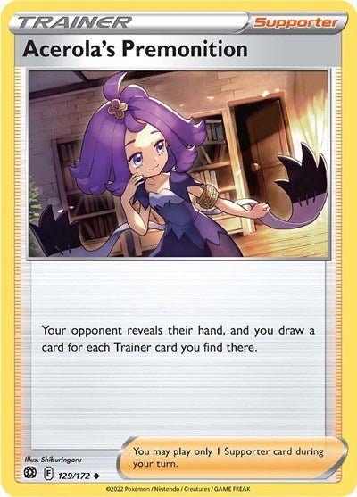 Acerola's Premonition (SWSH09: Brilliant Stars) Near Mint - Nick Nack's Full Frontal Attack